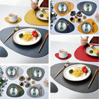 Irregular Placemat Leather