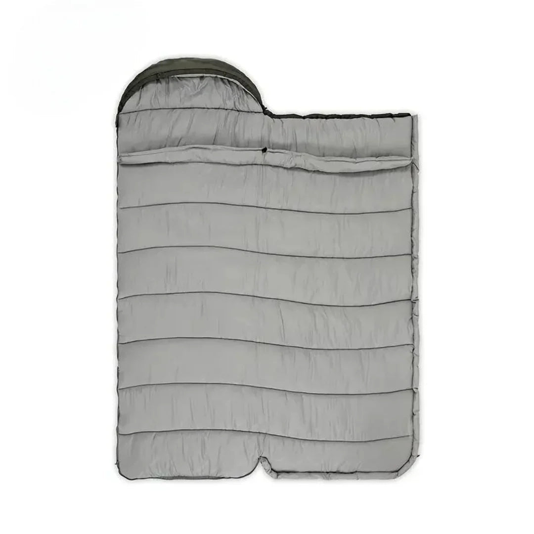 Insulated sleeping bag for camping – Ultralight outdoor sleeping bag for cold nights