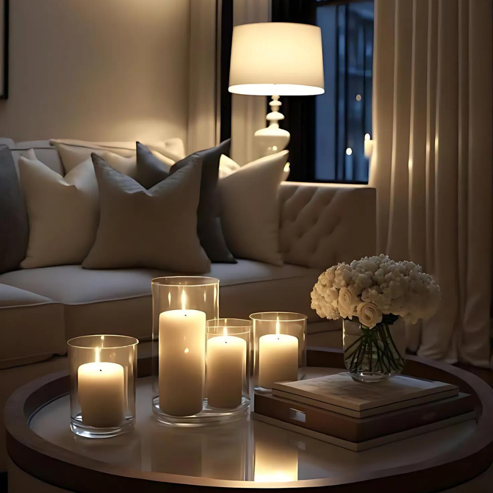 LuxeLumen LED Candle Set | Elegant LED candles with remote control for atmospheric ambiance