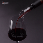 4-in-1 electric wine opener - corkscrew with pourer, foil cutter & vacuum stopper for effortless wine enjoyment