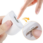 Convenient nail trimming with a built-in flashlight