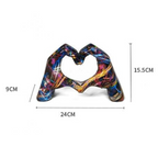 Elegant - Heart Gesture Hand Sculpture