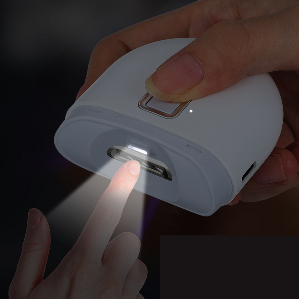 Convenient nail trimming with a built-in flashlight