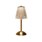 CrystalLuxe - Vintage Table Lamp with Elegant Shine