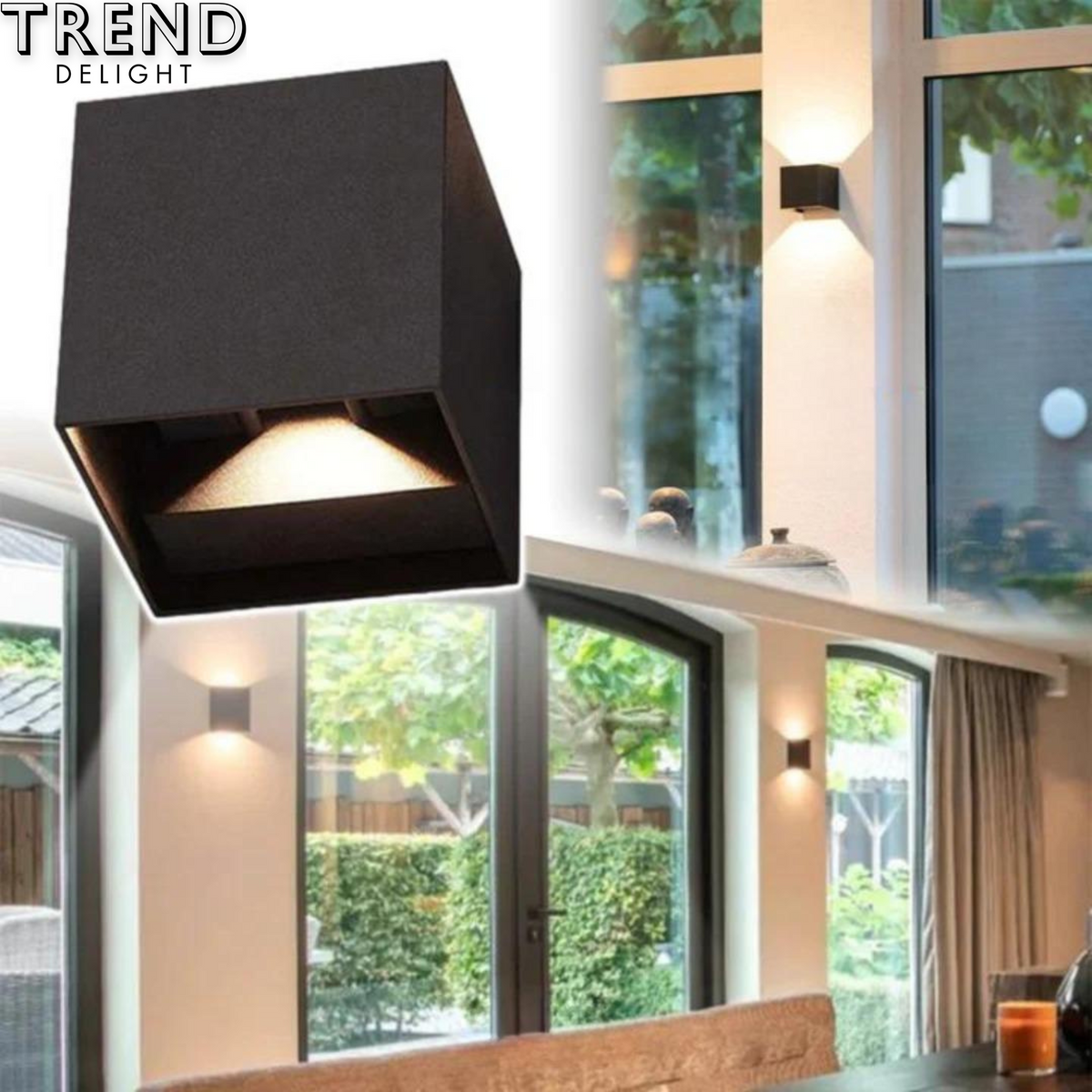 Cube-Delight - The wireless and luxurious wall lamp!