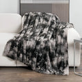 Soft Velour Winter Blanket – Warm Coral Fleece Blanket in Batik Style