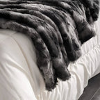 Soft Velour Winter Blanket – Warm Coral Fleece Blanket in Batik Style