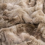 Soft Velour Winter Blanket – Warm Coral Fleece Blanket in Batik Style