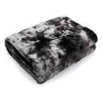 Soft Velour Winter Blanket – Warm Coral Fleece Blanket in Batik Style
