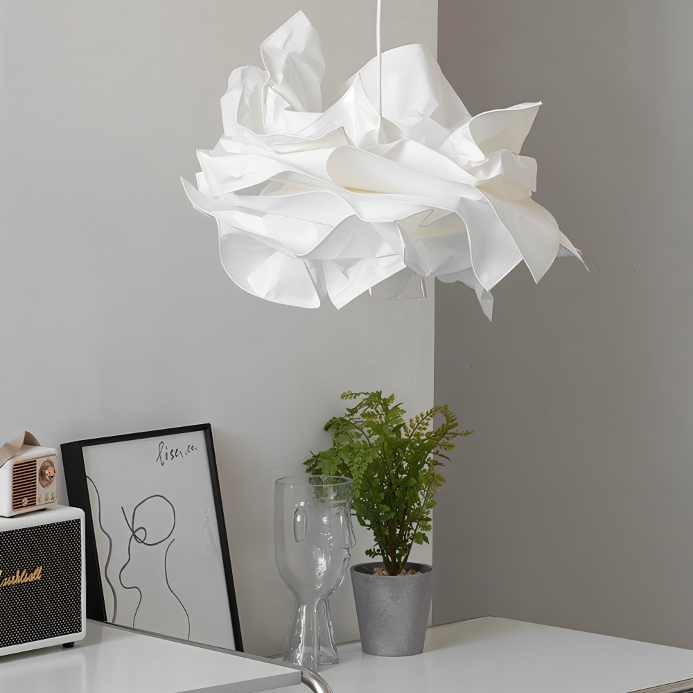 Creative Clouds Pendant Light – DIY Paper Ceiling Lamp with Artistic Charm