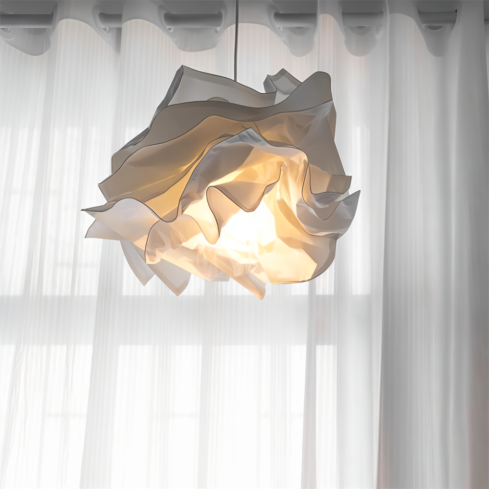 Creative Clouds Pendant Light – DIY Paper Ceiling Lamp with Artistic Charm
