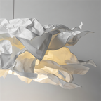 Creative Clouds Pendant Light – DIY Paper Ceiling Lamp with Artistic Charm