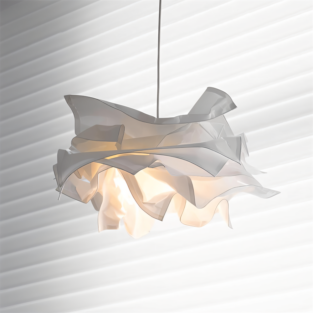 Creative Clouds Pendant Light – DIY Paper Ceiling Lamp with Artistic Charm