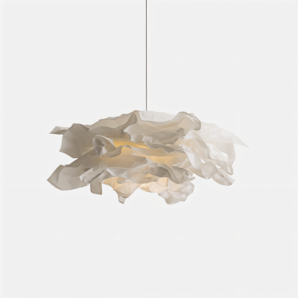 Creative Clouds Pendant Light – DIY Paper Ceiling Lamp with Artistic Charm