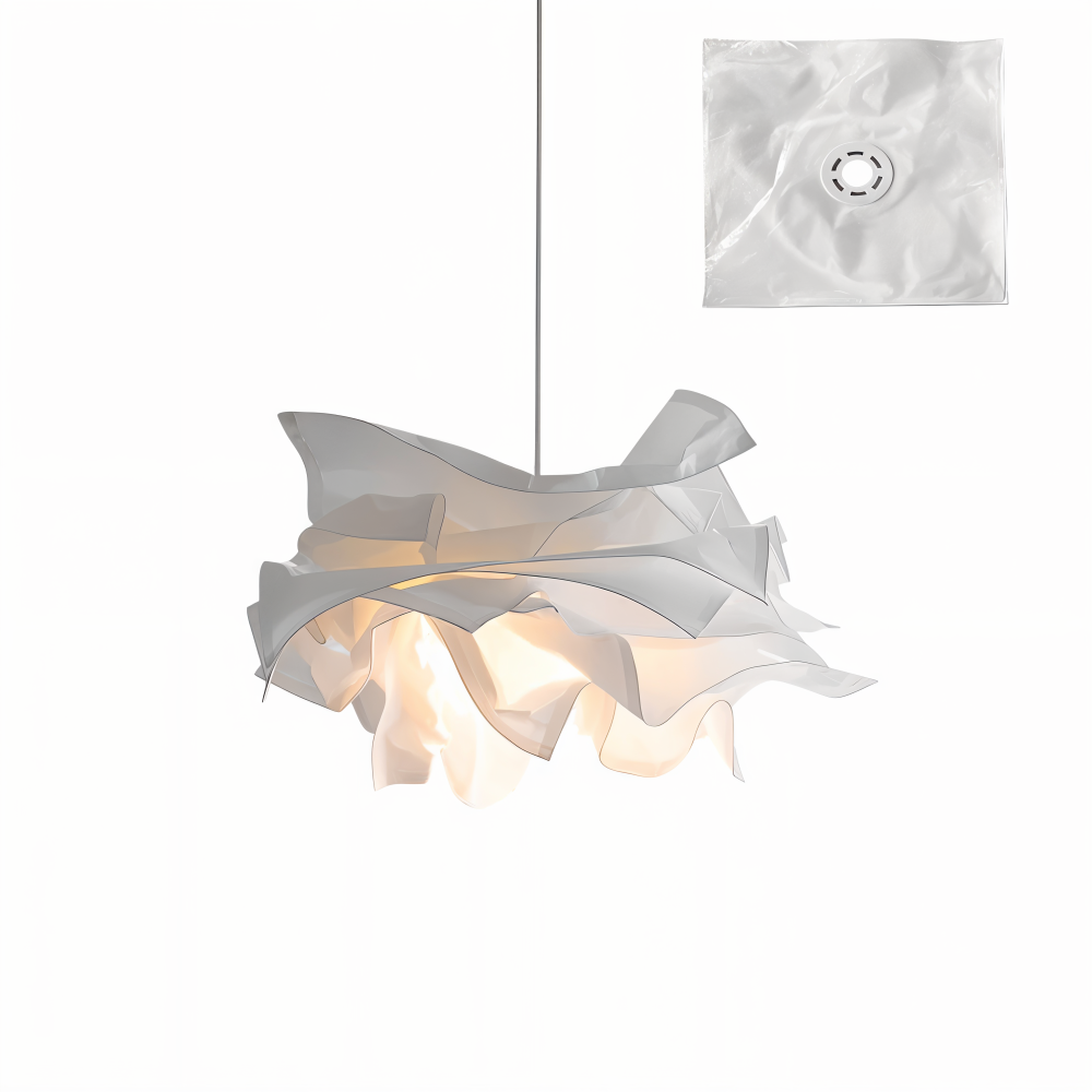 Creative Clouds Pendant Light – DIY Paper Ceiling Lamp with Artistic Charm