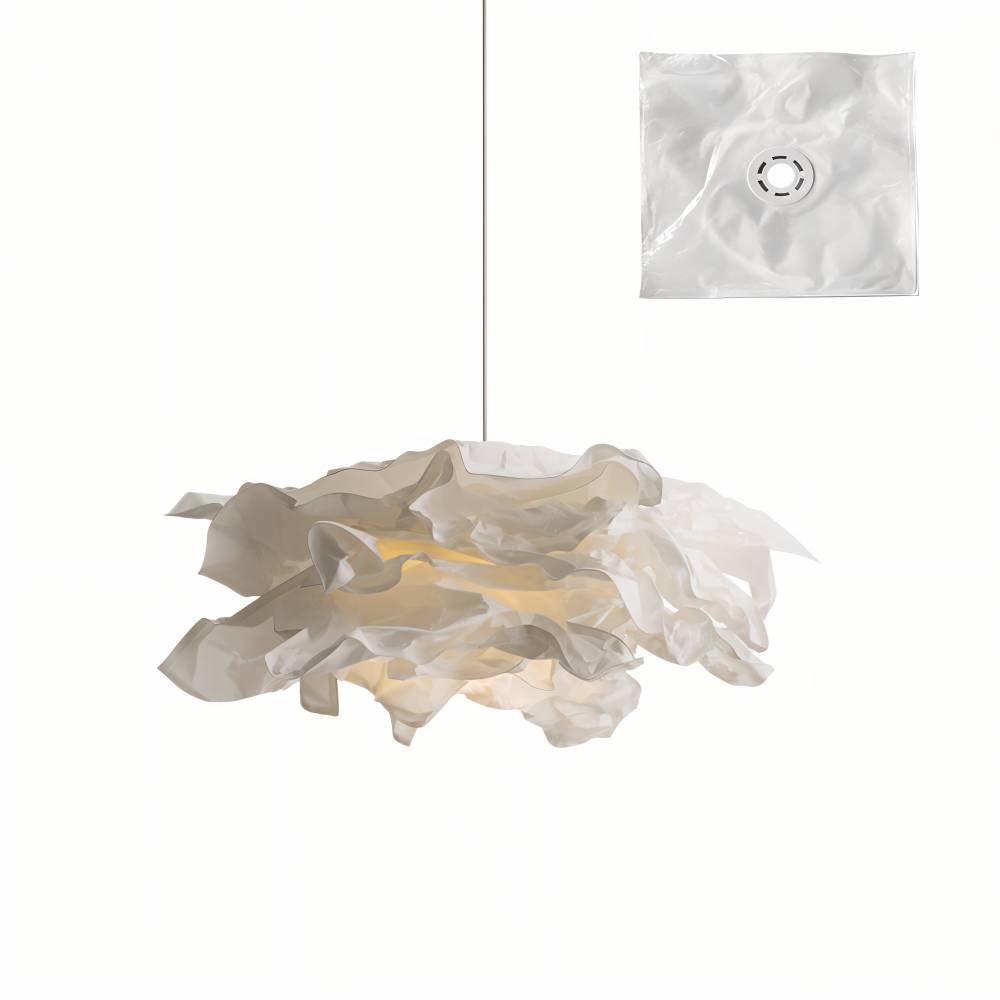 Creative Clouds Pendant Light – DIY Paper Ceiling Lamp with Artistic Charm