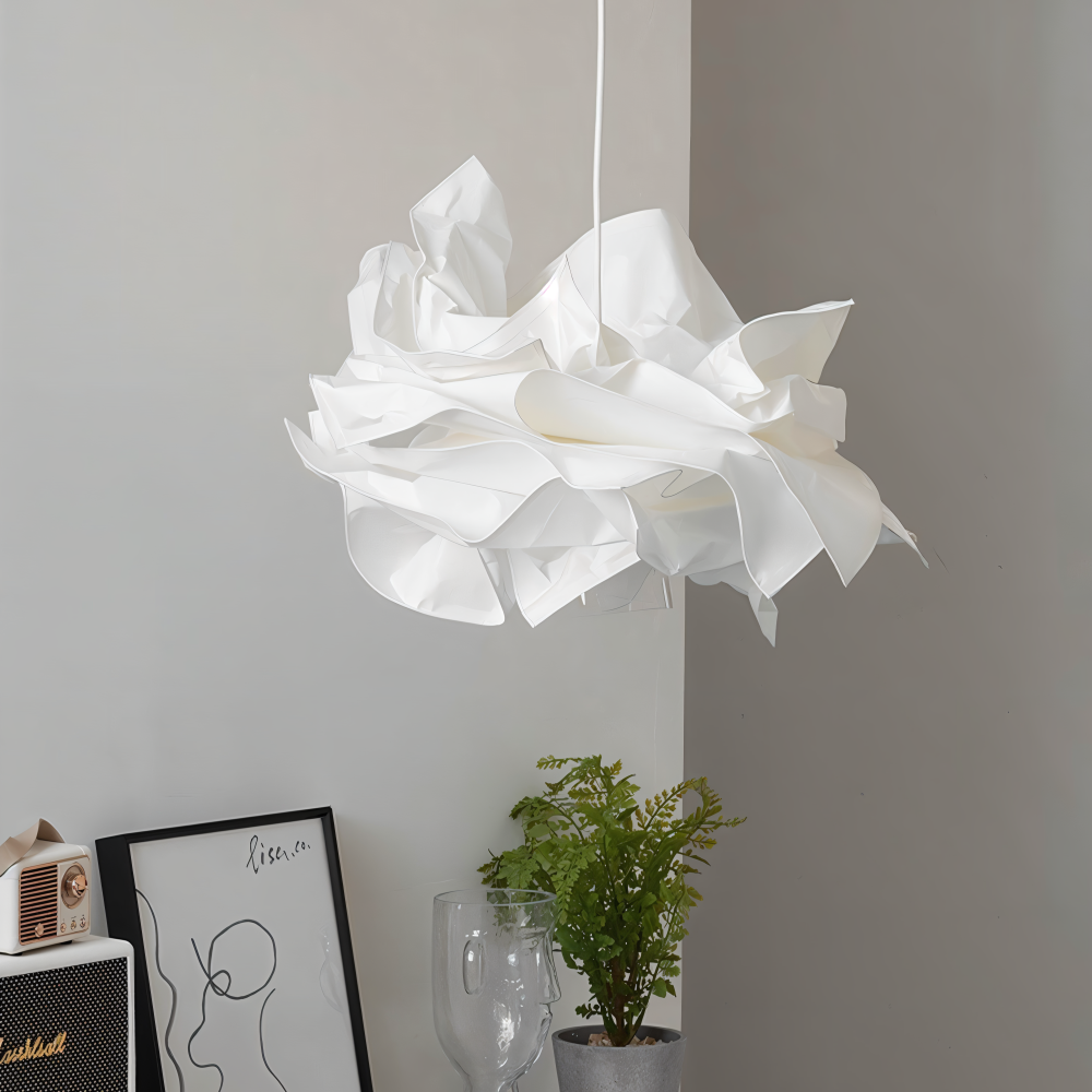 Creative Clouds Pendant Light – DIY Paper Ceiling Lamp with Artistic Charm