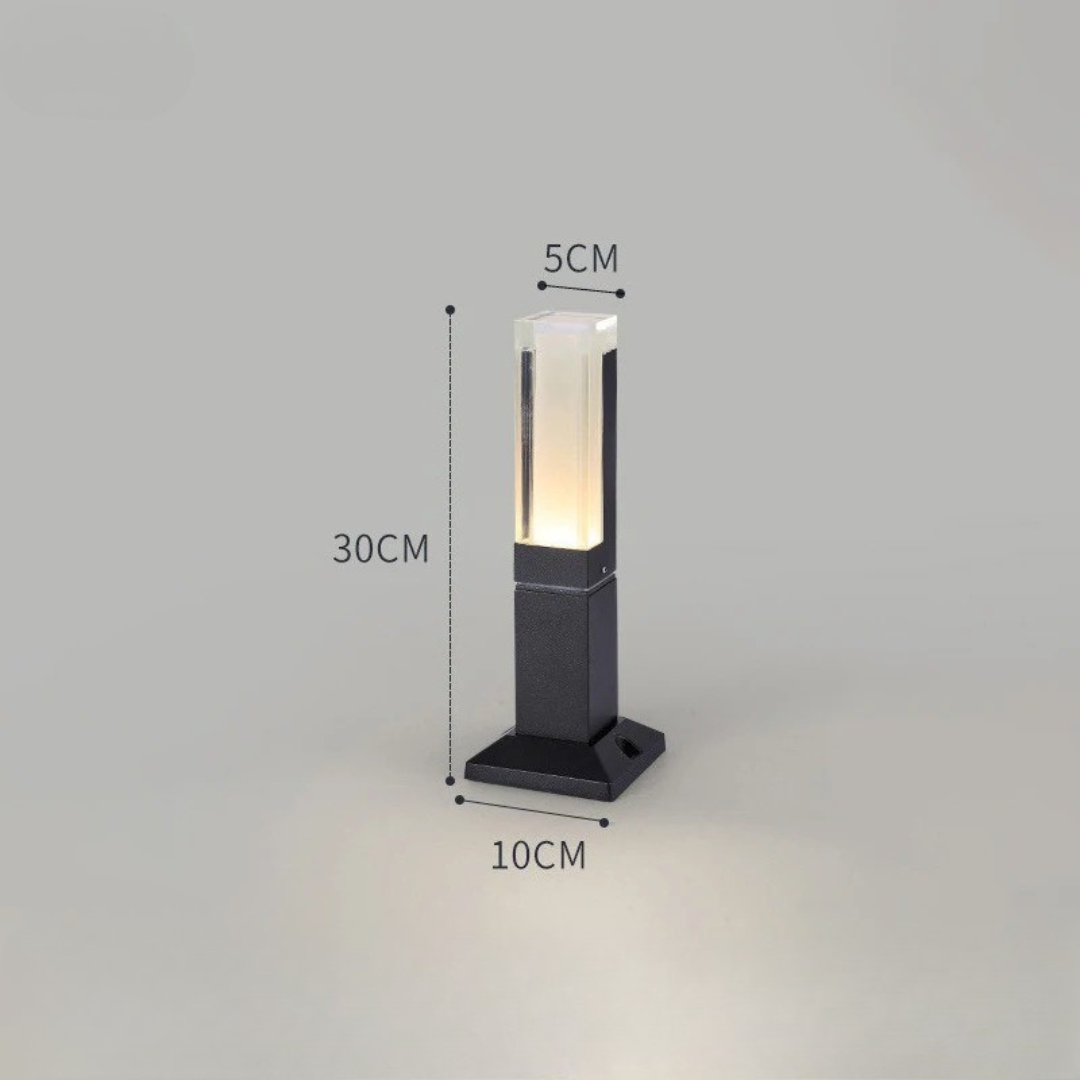LED Outdoor Lamp Waterproof Black