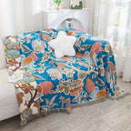 Ornamental Garden Cotton Blanket