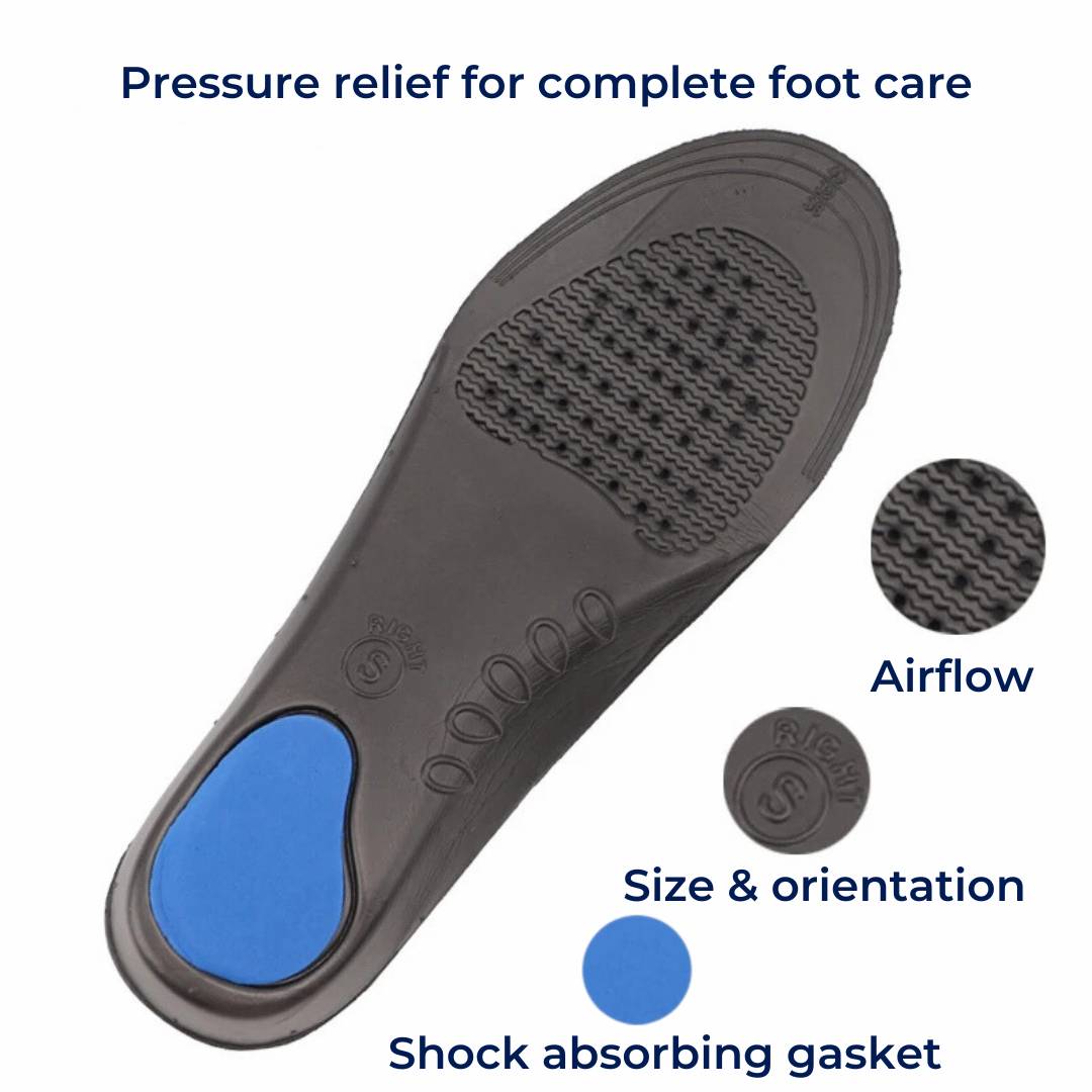 OrthoAlign Pronation Support | Inserts for Foot Alignment and Arch Relief - Orthopedic Shoe Inserts for Overpronation Correction