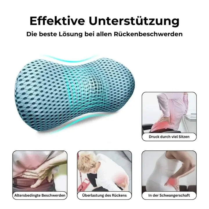 Orthopedic Lumbar Pillow – Premium Memory Foam Support Cushion