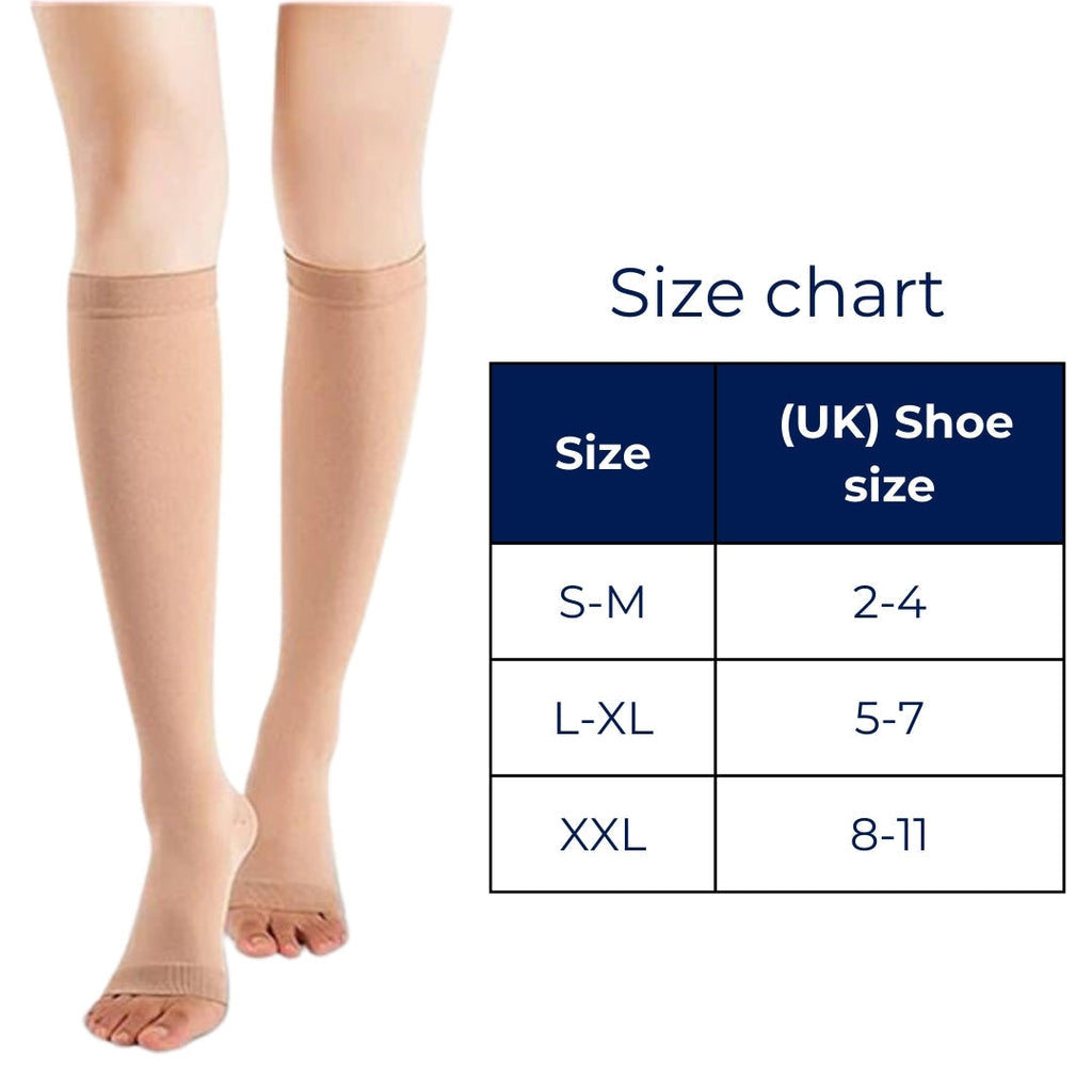 CircuFlex Orthopedic Comfort Compression Stockings | for Improved Blood Circulation - Pain Relief - Reduced Swelling - Varicose Vein Management
