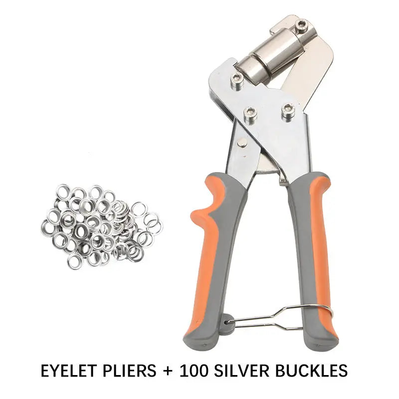 Eyelet punch with 100 free eyelets – For tarps, leather & more!