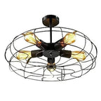 Retro Cage Ceiling Lamp