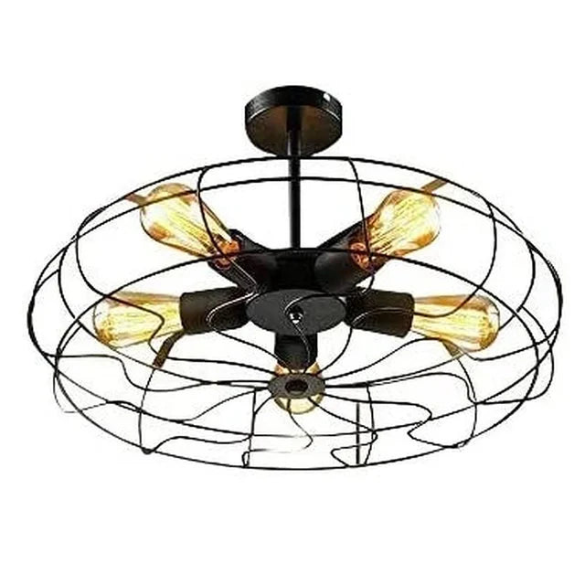 Retro Cage Ceiling Lamp