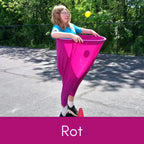 Outdoor-catch game with giant pants for group fun