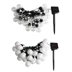 Waterproof Outdoor String Lights - Solar Garden Lighting for Balcony & Terrace