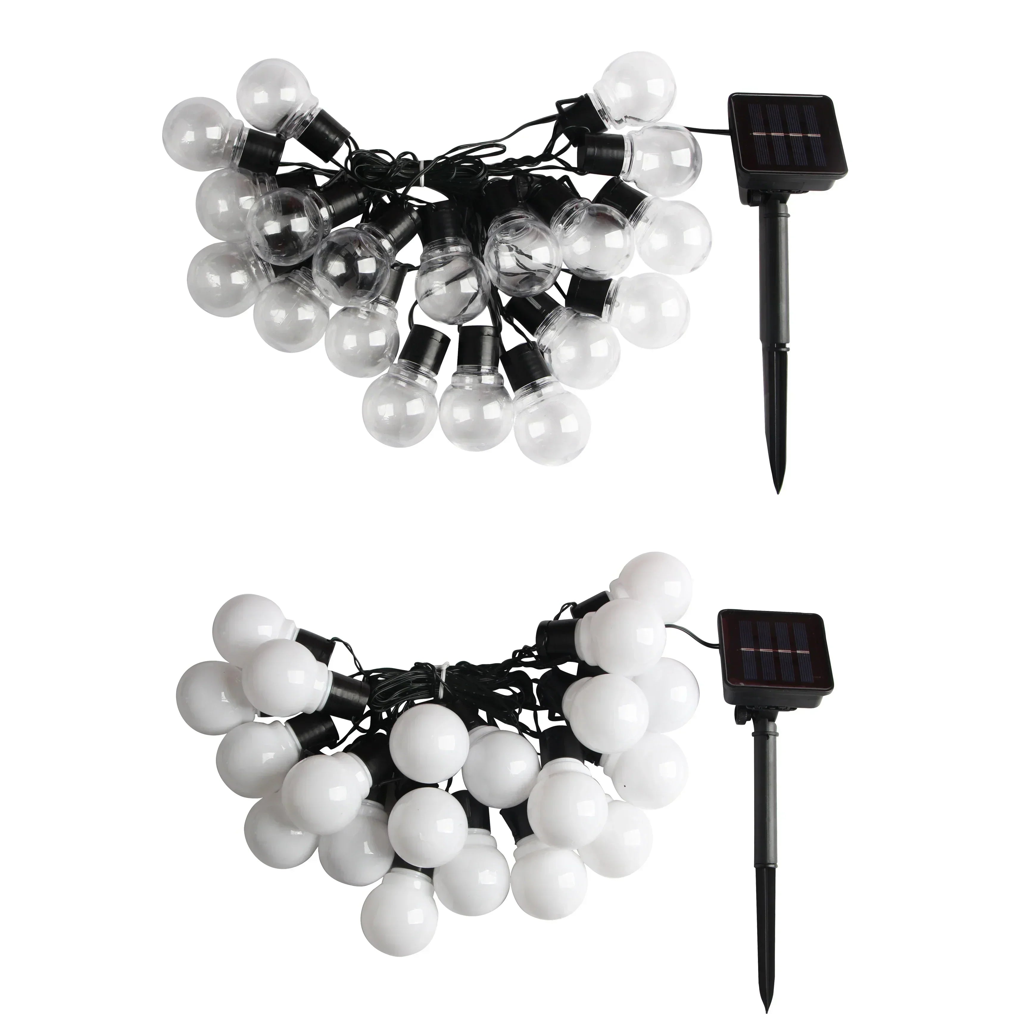 Waterproof Outdoor String Lights - Solar Garden Lighting for Balcony & Terrace