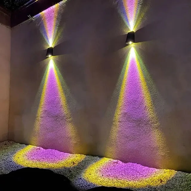 Waterproof solar lights for outdoors – LED wall lights for garden & terrace
