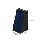 Waterproof solar lights for outdoors – LED wall lights for garden & terrace