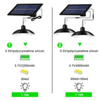 Solar-Motion Sensor-Outdoor Light with Remote Control