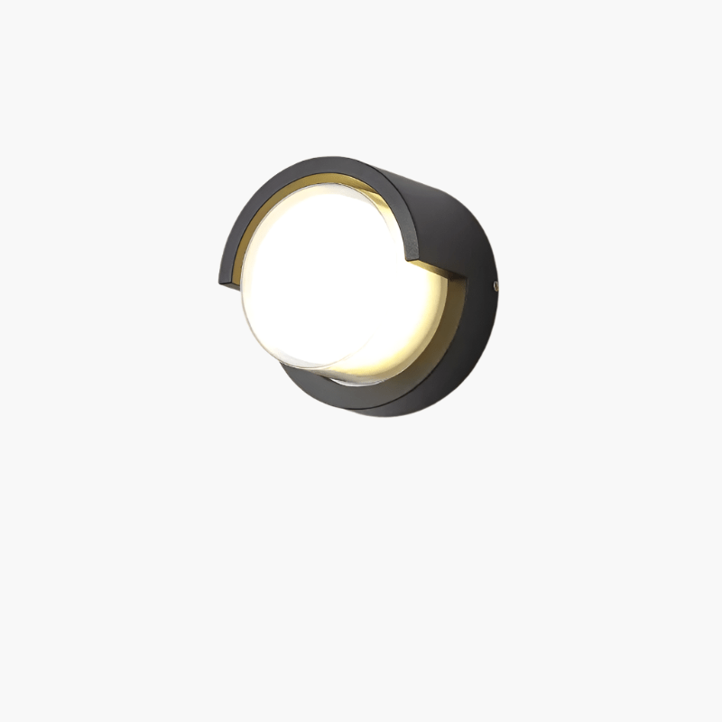 Intelligent LED wall lamp with motion sensor & weather-resistant design