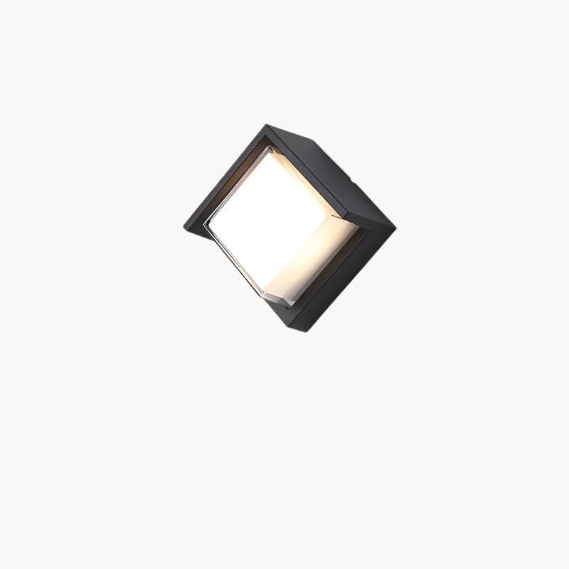 Intelligent LED wall lamp with motion sensor & weather-resistant design