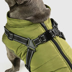 Waterproof Dog Jacket with Built-in Harness – Warm, Weather-resistant Dog Jacket for All Breeds