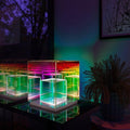 Concentric Cube Table Lamp, Modern Lighting