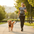 Padded, Hands-Free Dog Leash for Training & Walks