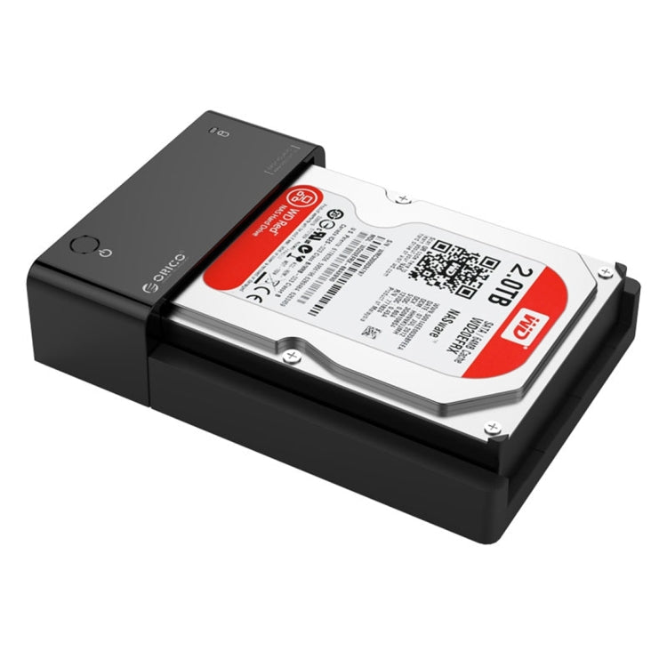 ORICO 6518US3 USB 3.0 Type-B 2.5 / 3.5 Inch Tool-less HDD Docking Station External Storage Enclosure Hard Drive Box (Black)