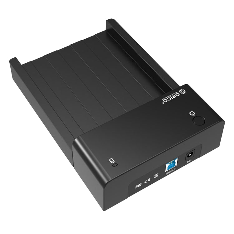 ORICO 6518US3 USB 3.0 Type-B 2.5 / 3.5 Inch Tool-less HDD Docking Station External Storage Enclosure Hard Drive Box (Black)