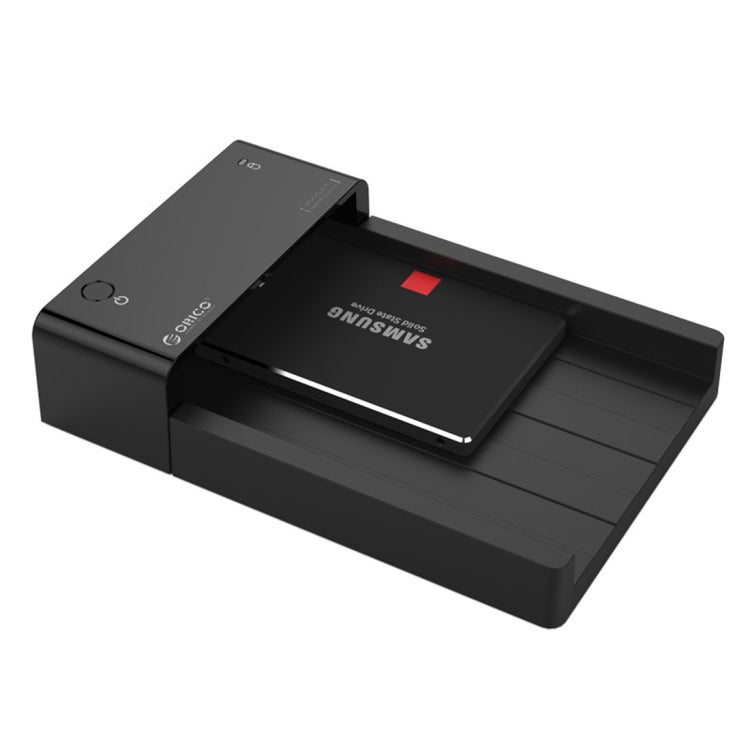 ORICO 6518US3 USB 3.0 Type-B 2.5 / 3.5 Inch Tool-less HDD Docking Station External Storage Enclosure Hard Drive Box (Black)