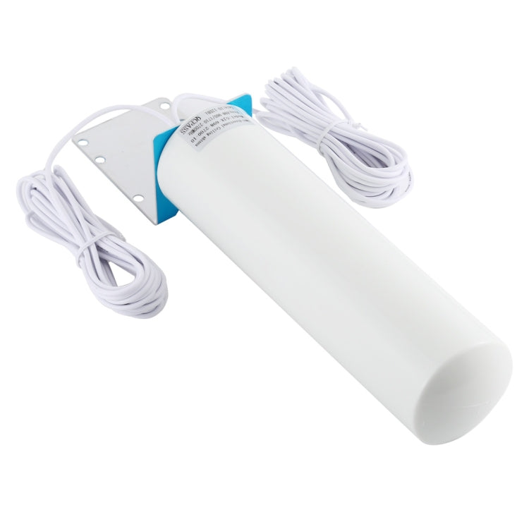 4G LTE WiFi 12DBi Omni Outdoor Antenna with CRC9 male (White)