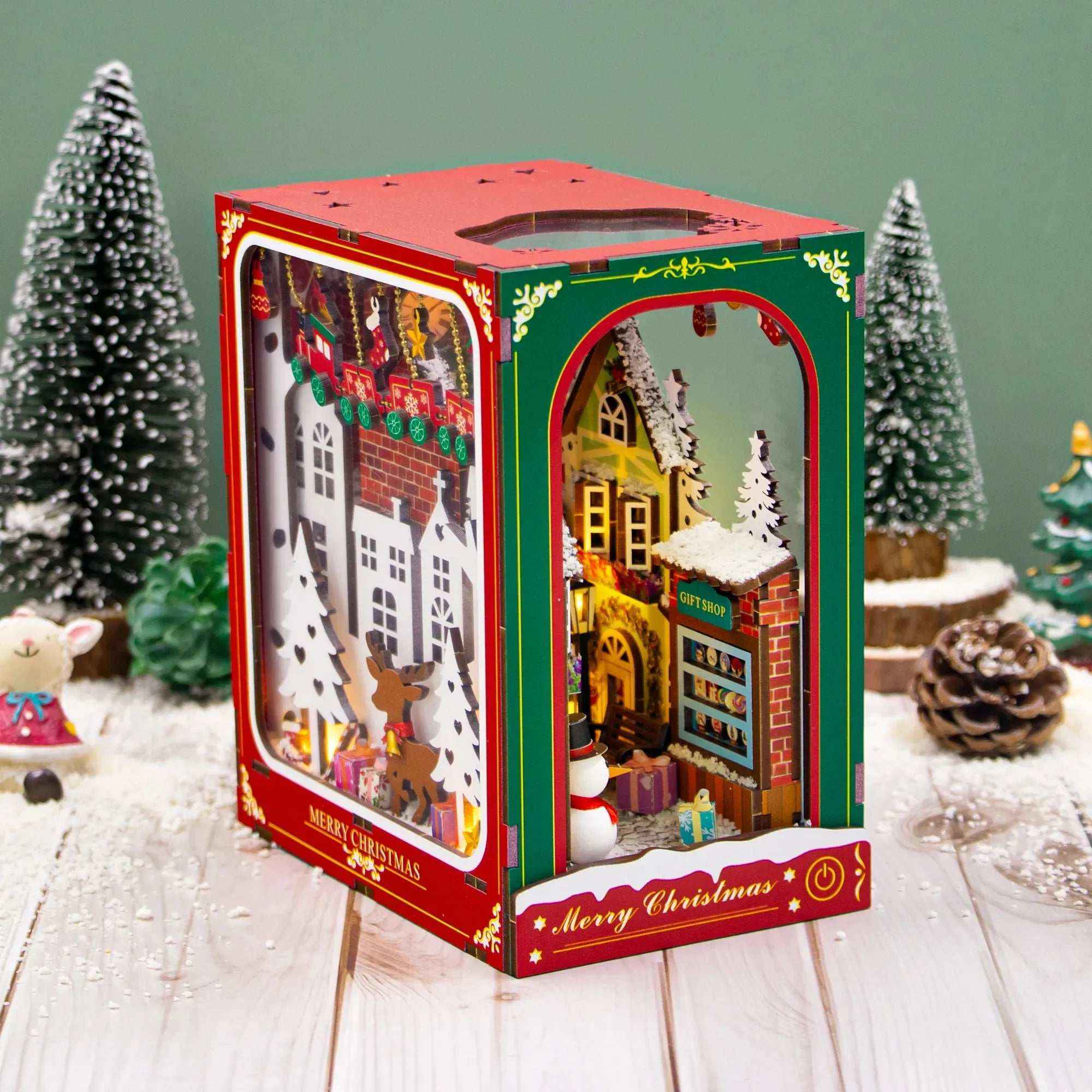 Enchanted Christmas DIY Book Nook Kit