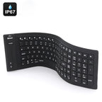 JA-11 108-Key Foldable Silicone Bluetooth Keyboard