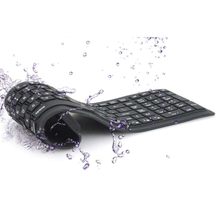 JA-11 108-Key Foldable Silicone Bluetooth Keyboard