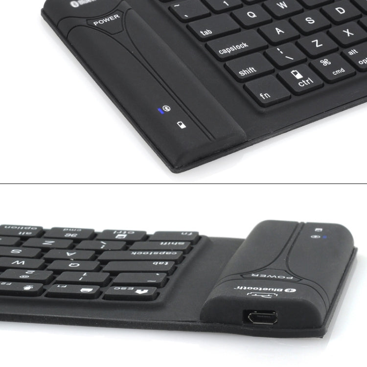 JA-11 108-Key Foldable Silicone Bluetooth Keyboard