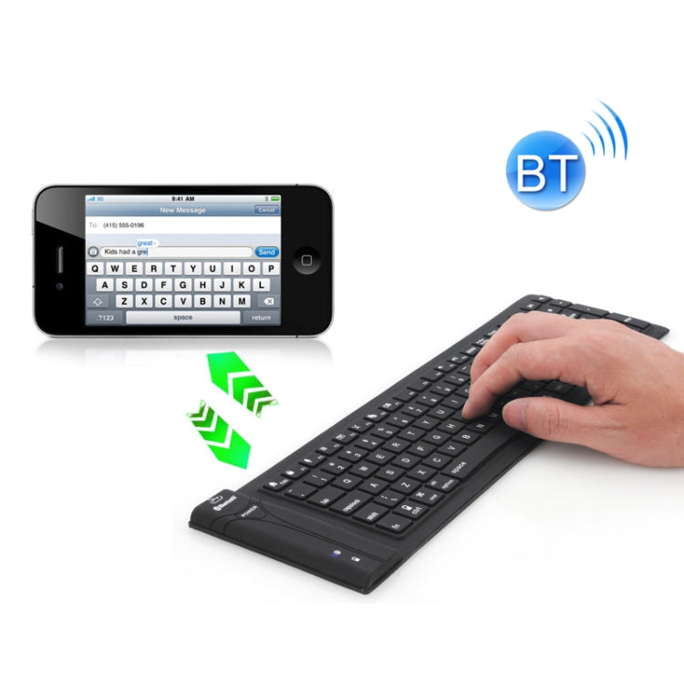JA-11 108-Key Foldable Silicone Bluetooth Keyboard
