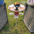 Portable Wine Table for Picnic & Outdoor Enjoyment